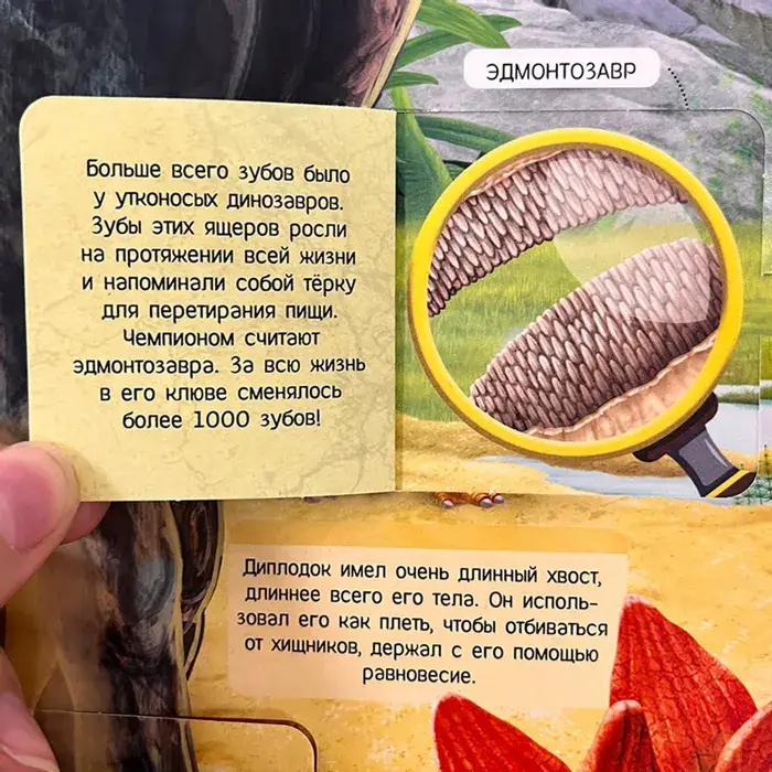 Динозавры. Плакат с окошками фото книги 2