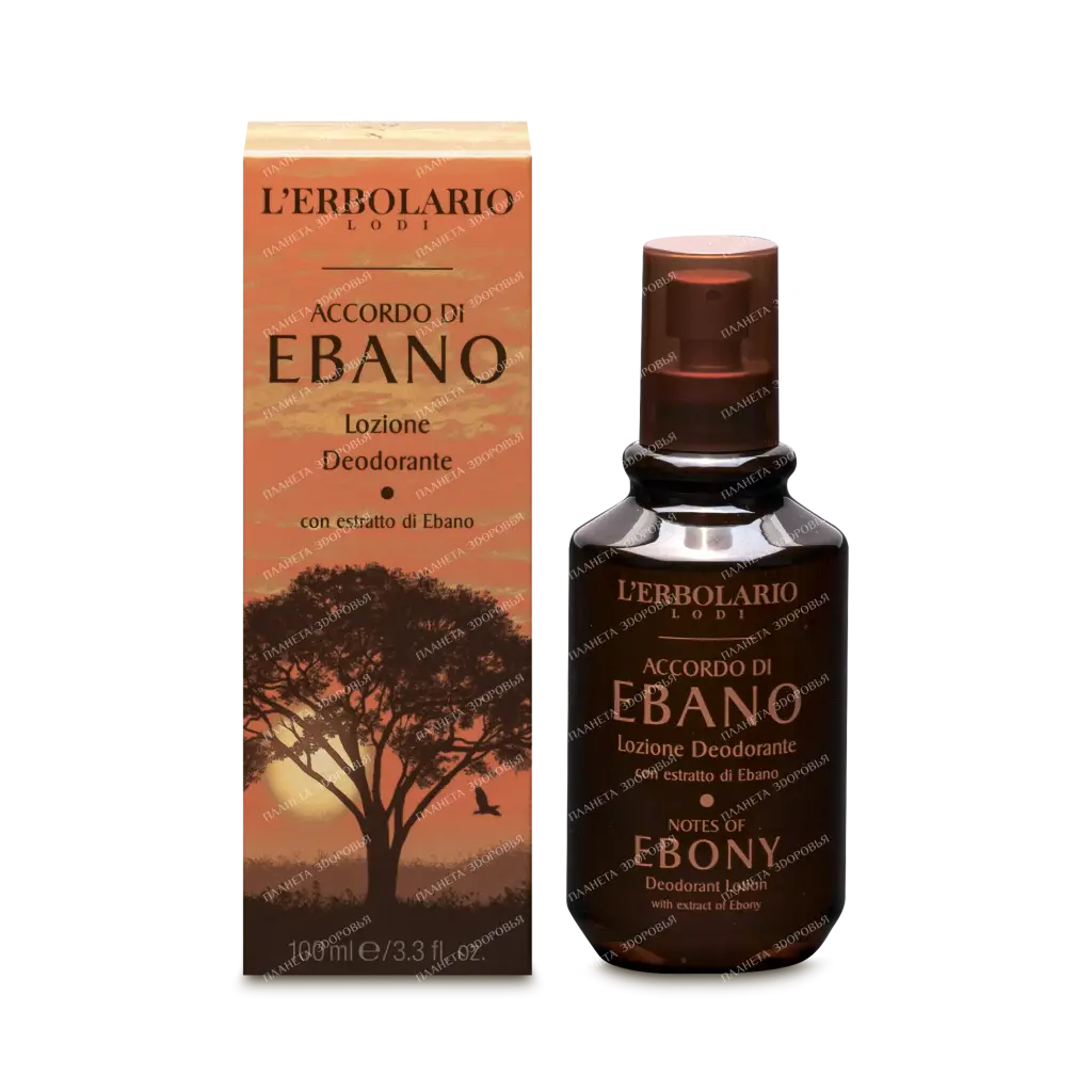 L'Erbolario "BLACK TREE" Deodorant lotion, 100 ml