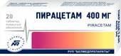 Belmedpreparat Piracetam, 400 mg, 20 tab.