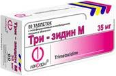 Lekpharm Tri-Zidine M, 35 mg, 60 tablets