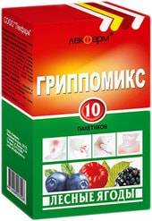 Lekpharm Flupomix powder Forest berries, 10 Pak. 10 g each