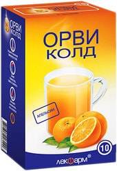 Lekpharm ORVIKold powder orange, 10 Pak. 10 g each