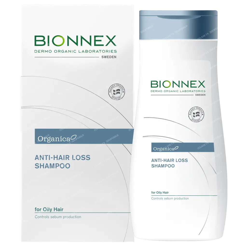 Bionnex Organica Shampoo against hair loss for oily hair, 300ml