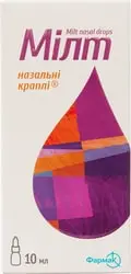 Farmak Milt drops, (2.5 mg / 0.25 mg) / 1 ml, 10 ml.