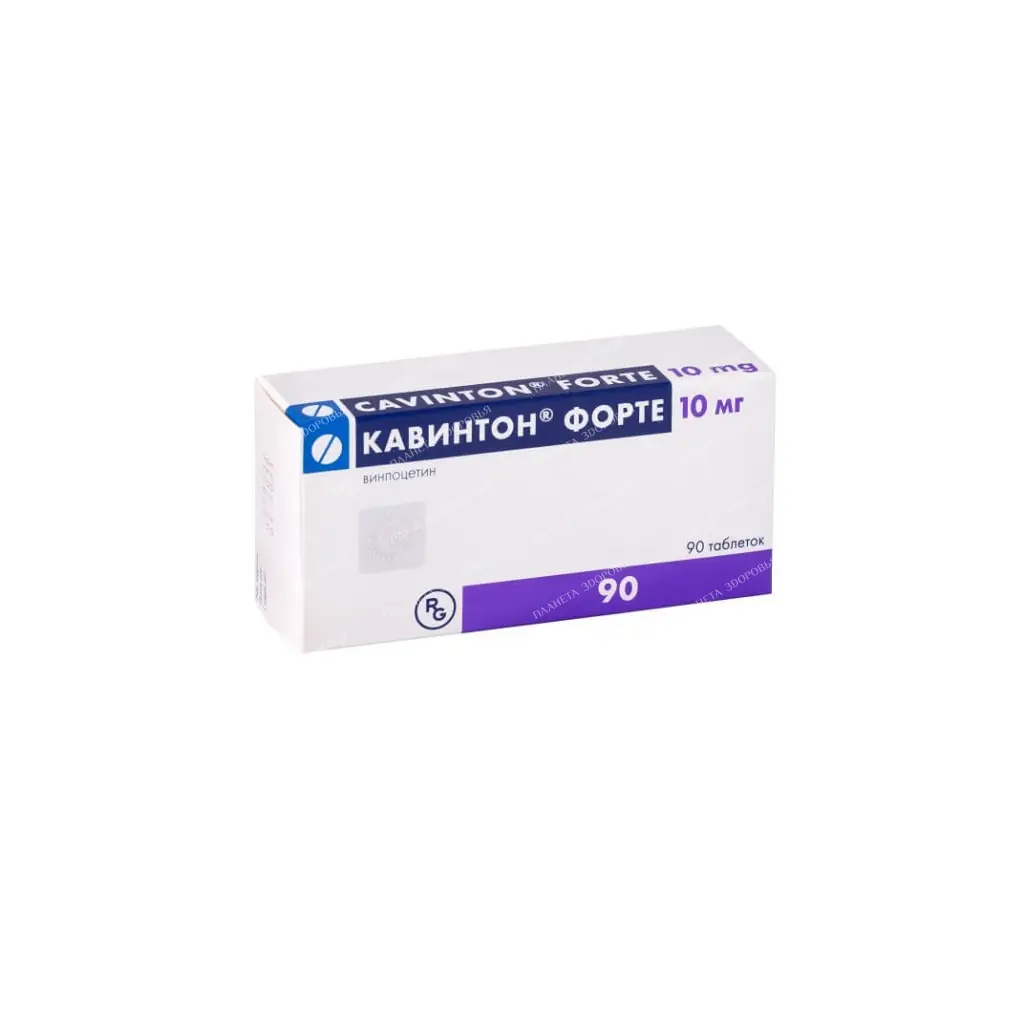 Cavinton forte tablets 10mg №15x6