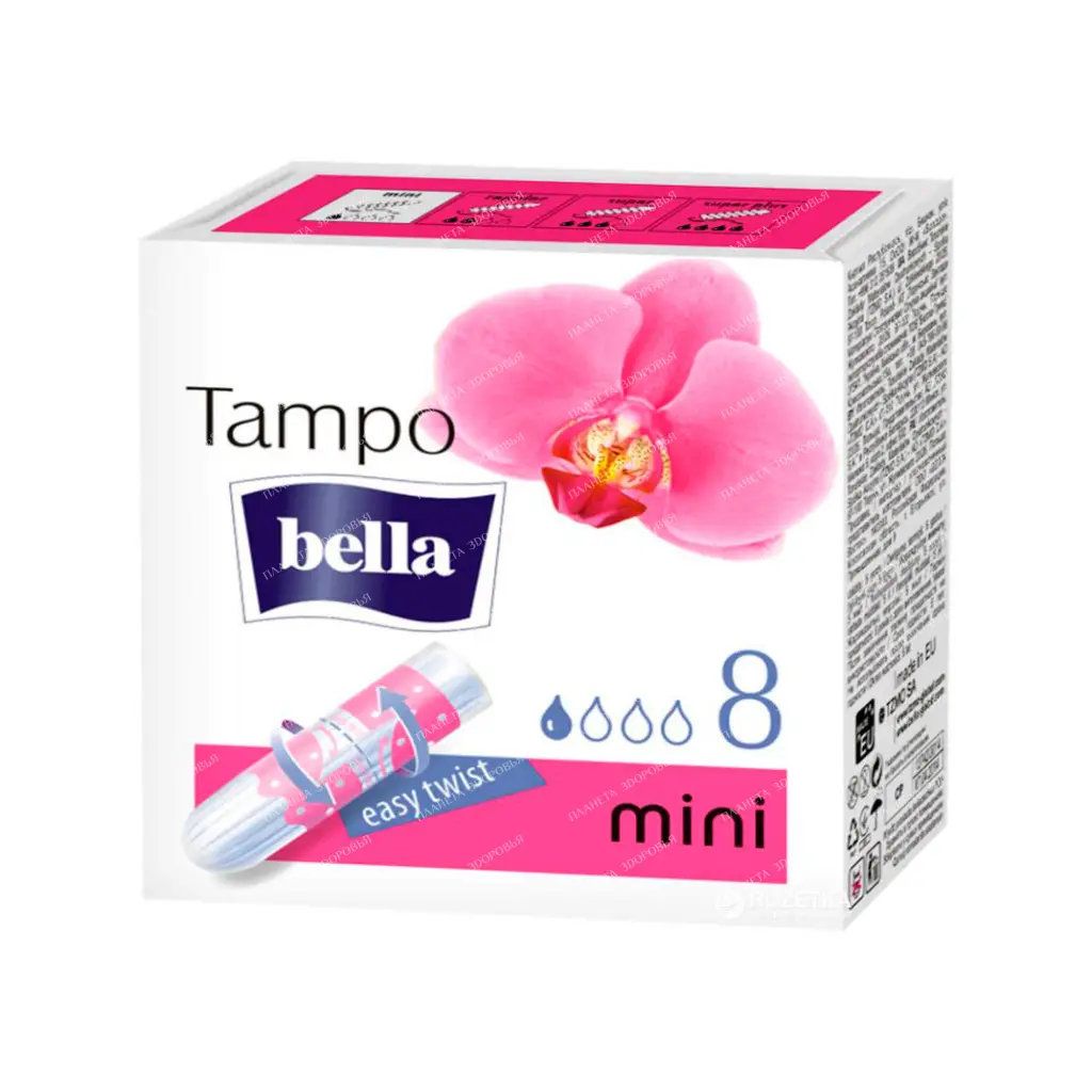 Bella Tampo mini Tampons for women without applicator 8 pcs