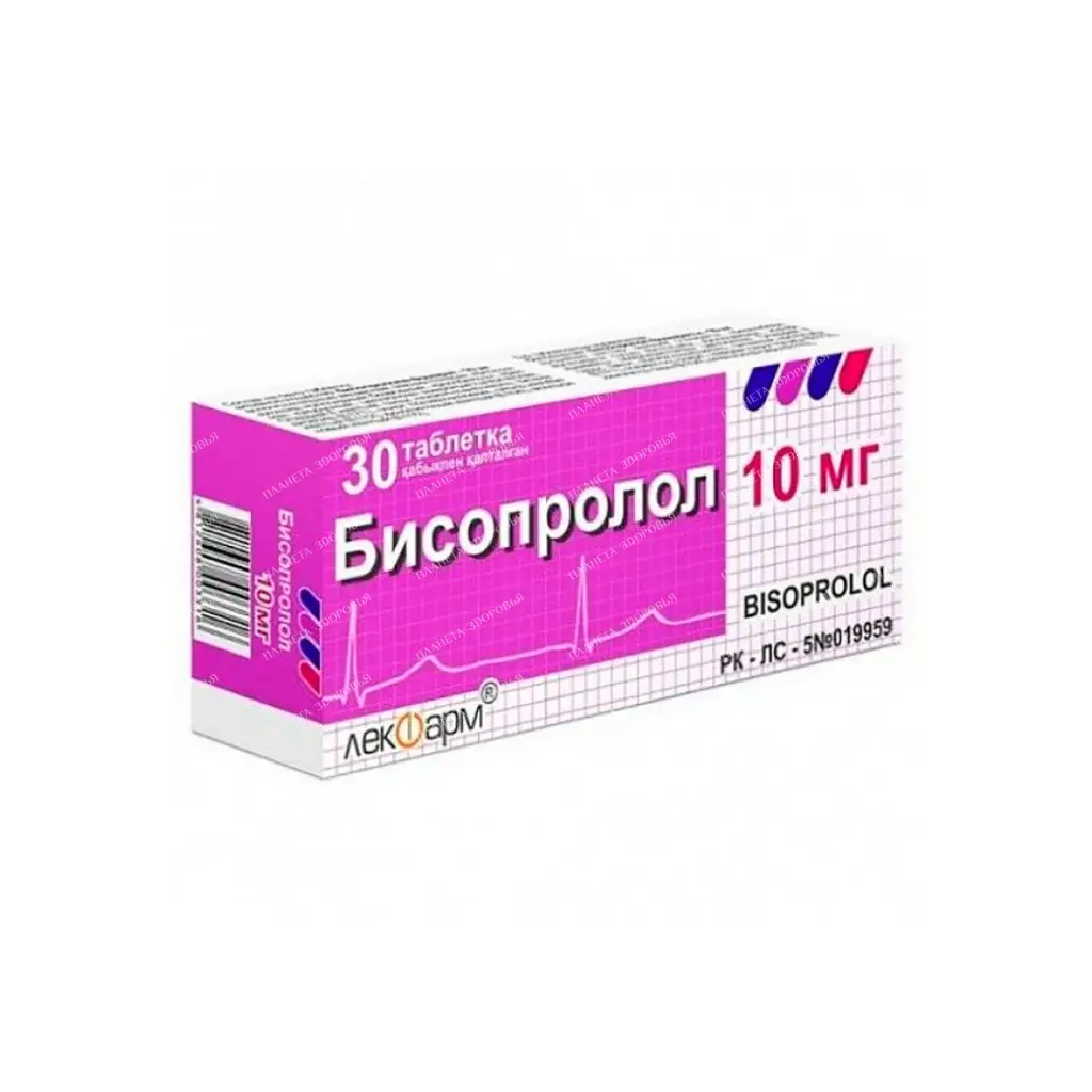 Bisoprolol-LF tab. p/o 10mg №10x3