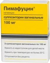 Astellas Pimafucin, 100 mg, 3 supp.