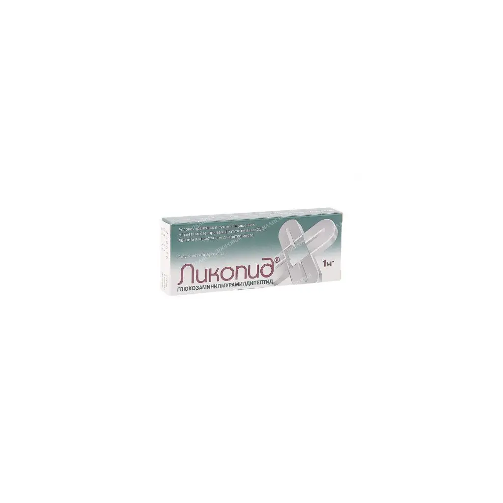 Likopid tablets 1mg in bl pack. №10х1