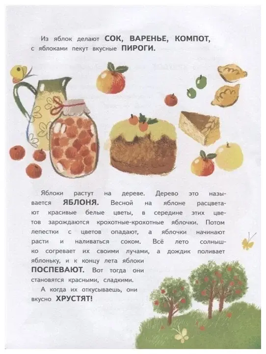 Фрукты, овощи и гусеница Дуняша фото книги 2