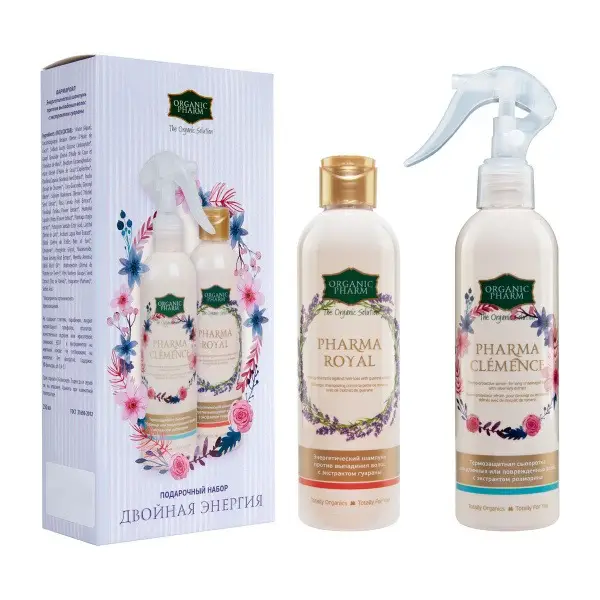 Greenpharma Dual Energy Hair Growth &amp; Repair Gift Set: Guarana Shampoo &amp; Rosemary Serum