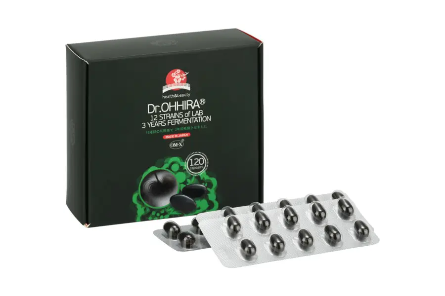 Dr.OHHIRA OM-X® Plant Ferment Complex 120 Capsules with 12 Lactobacillus Strains #1