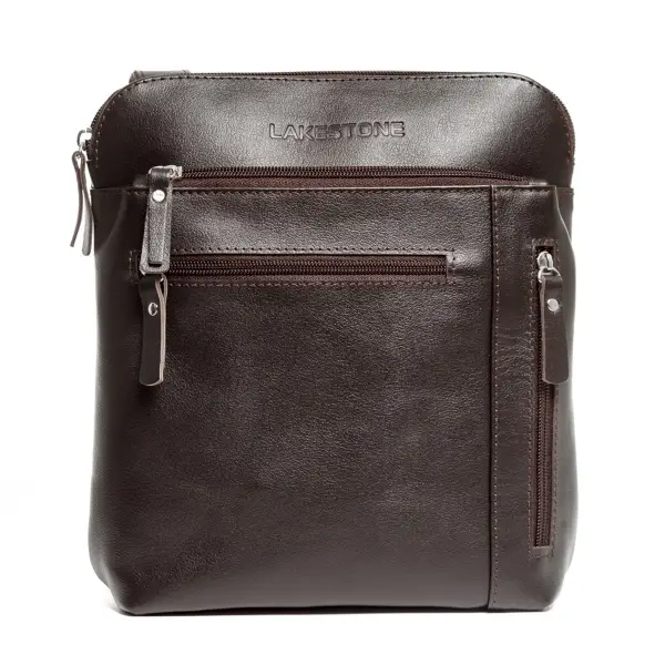 Men's Leather Messenger Bag: A5 Document &amp; Tablet Shoulder Bag