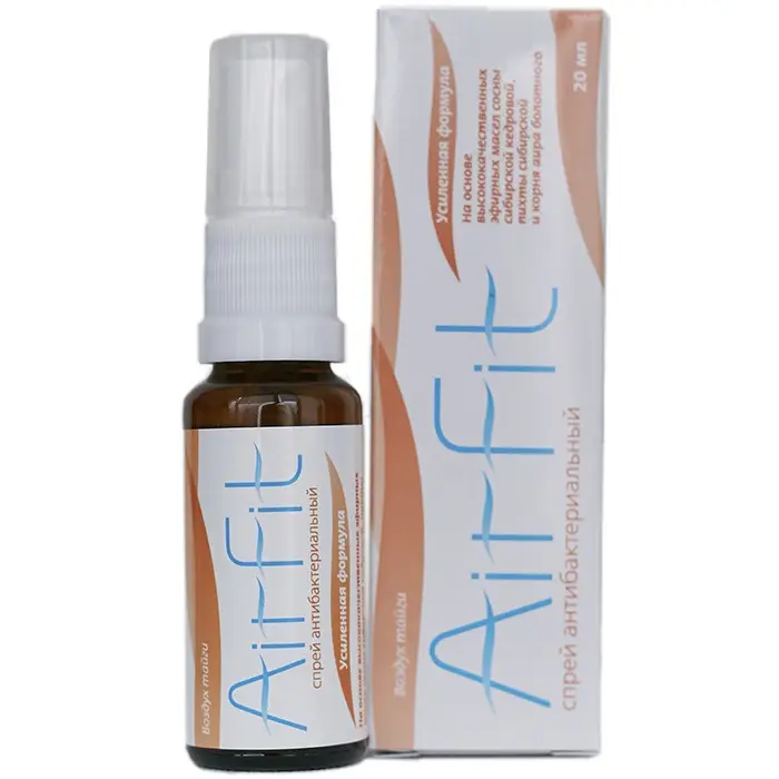 AirFit Disinfectant Spray: Cedar, Fir &amp; Calamus - Kills Germs on Surfaces, Hands &amp; in the Air (20ml)