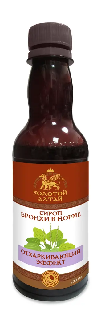 Altai Gold Syrup: Supports Healthy Bronchi (200ml)
