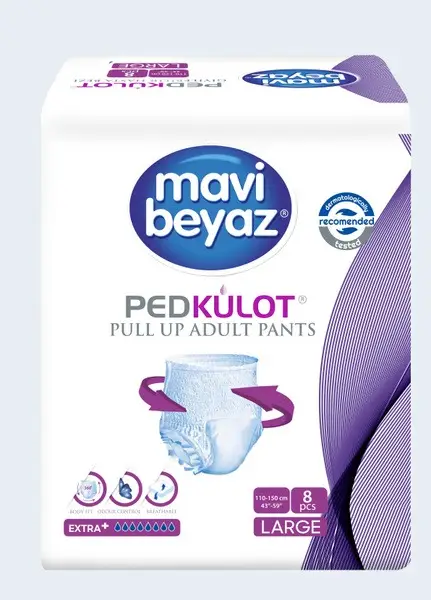 Adult Diaper Pants, Large (110-150cm), 8 Count