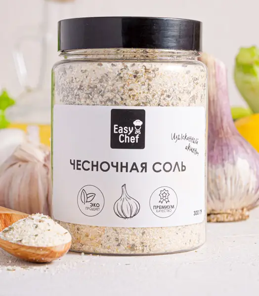 EasyChef Garlic Salt Seasoning - 250g (8.8 oz)