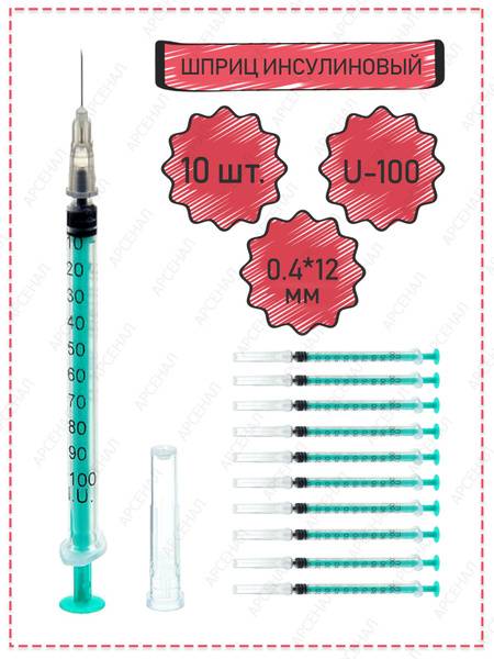 Sterile 1ml 3-Piece Insulin Syringe Bulk Pack (10 | GlobalHealingWeb