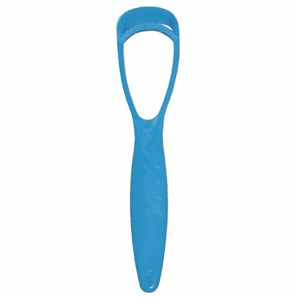 Tongue Cleaner Massager by Torg Lines: Fresh Breath (Blue)