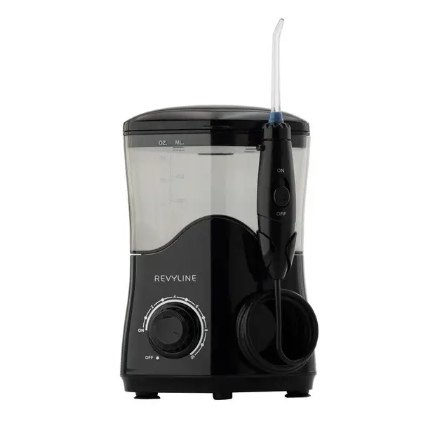 Revyline RL100 Water Flosser: 7 Tips, 10 Modes, 600ml Tank - Black