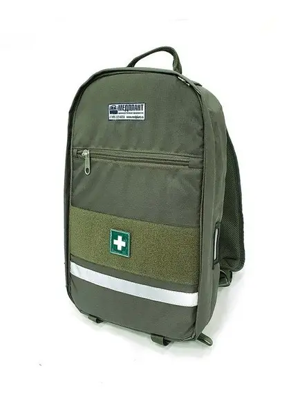 Enhanced First Aid Kit in Volunteer-4 Backpack (Olive)