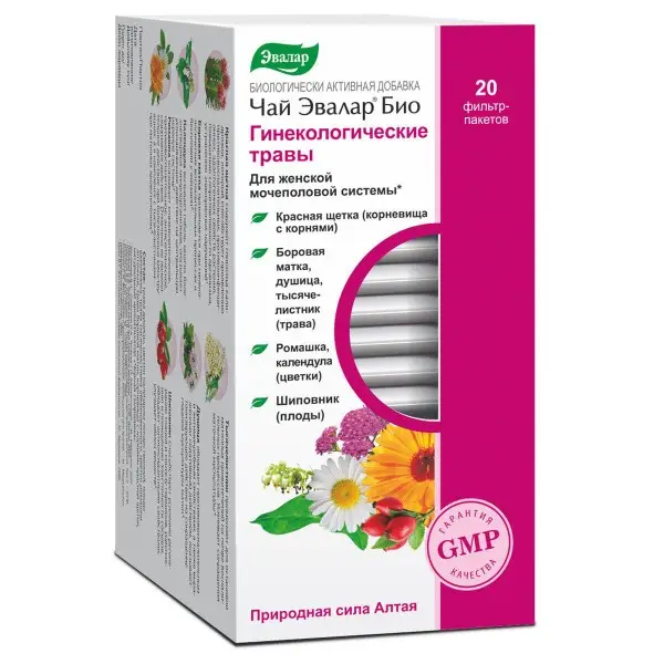 Evalar Bio Gynecological Herbal Tea Bags (20 x 1.5g)