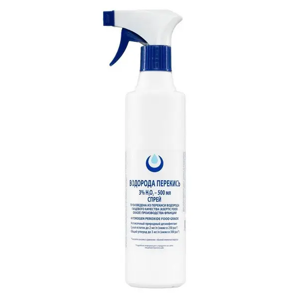 3% Hydrogen Peroxide Organic Spray (500ml)