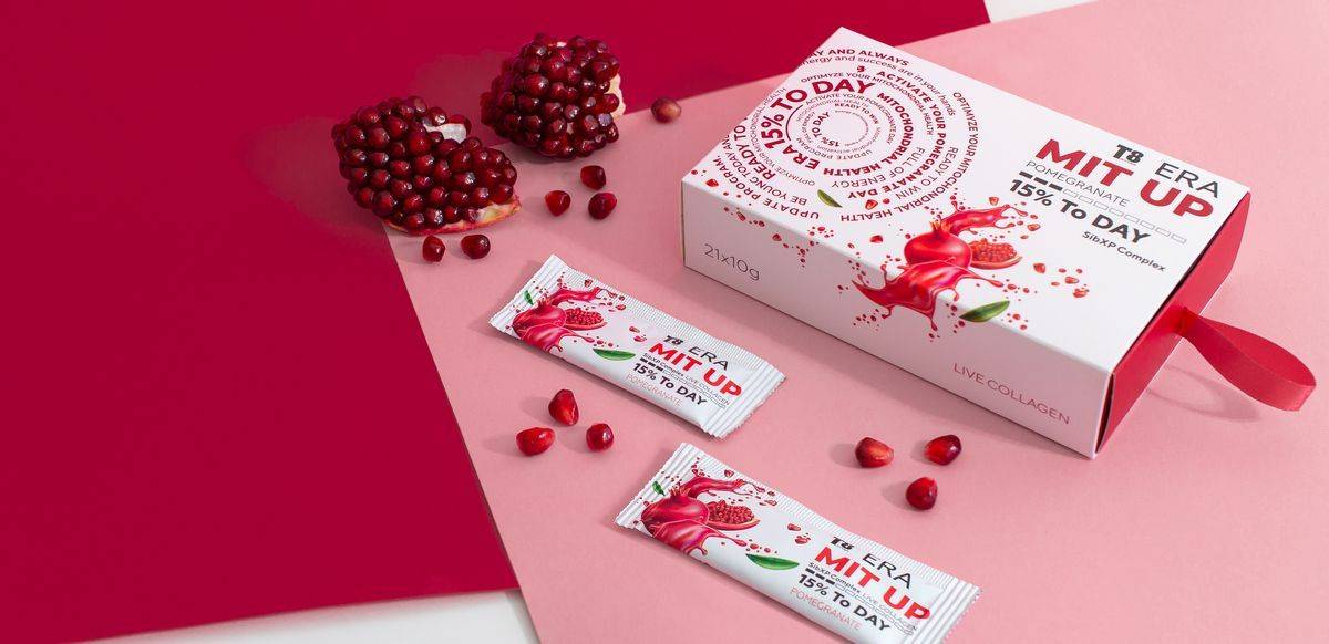 TAYGA8 T8 ERA MIT UP Sea Collagen with Vitamin C and Urolithin A – 210 ml Jelly Sachets #2