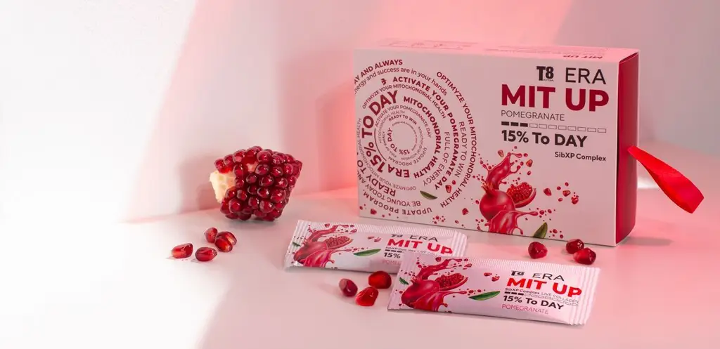 TAYGA8 T8 ERA MIT UP Sea Collagen with Vitamin C and Urolithin A – 210 ml Jelly Sachets