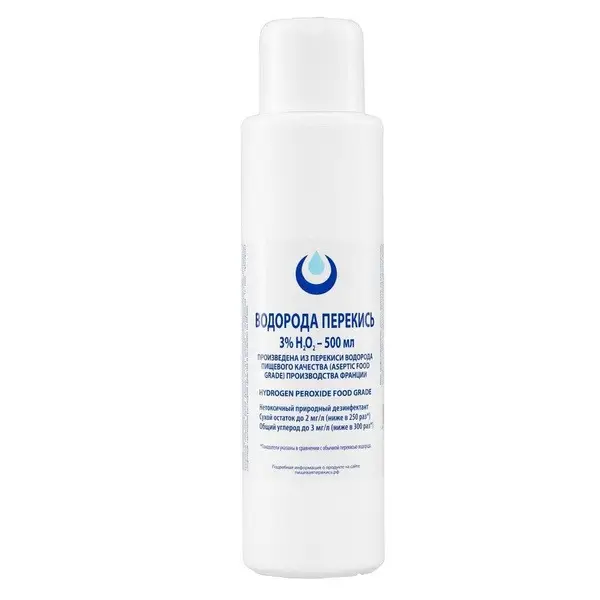 3% Hydrogen Peroxide (500ml) - Organic &amp; Clear