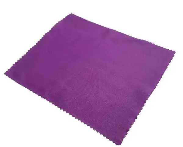 3-Pack Purple Microfiber Cleaning Cloths for Glasses, Screens &amp; Lenses