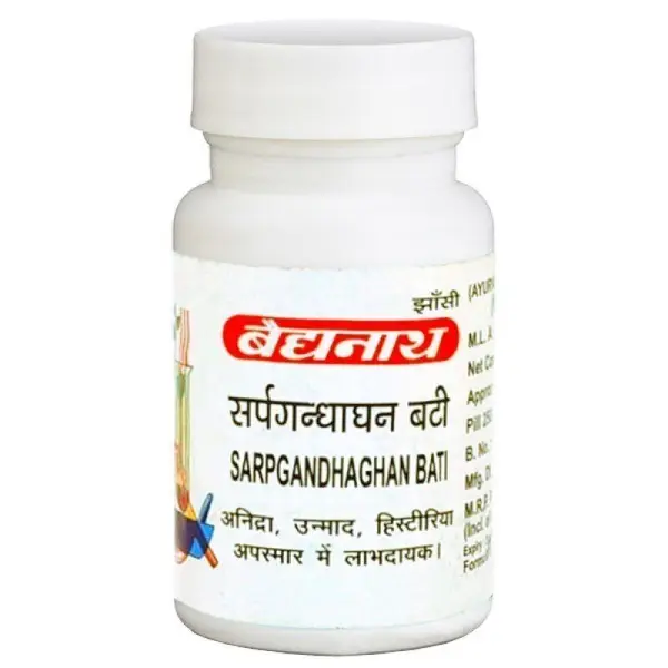 Baidyanath Sarpgandhaghan Bati: 10g (32 Tablets) for Blood Pressure