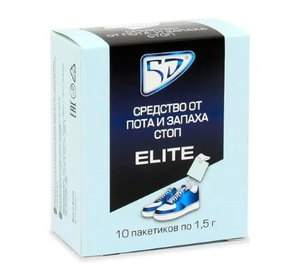 5D Elite Antiseptic Foot Sweat & Odor Powder, 1.5g, 10 Count