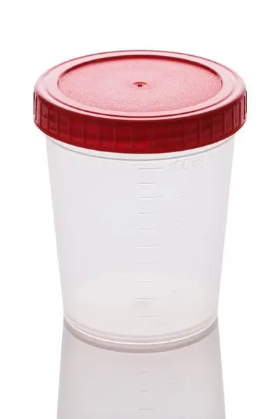 100ml Unsterile Plastic Container with Lid