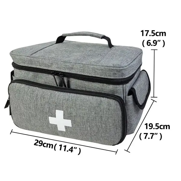 Compact Family First-Aid &amp; Medicine Organizer