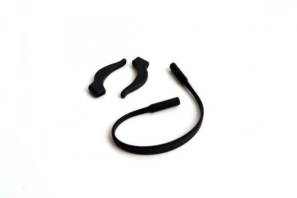 Favarit Silicone Eyeglass Holder for Kids, Black