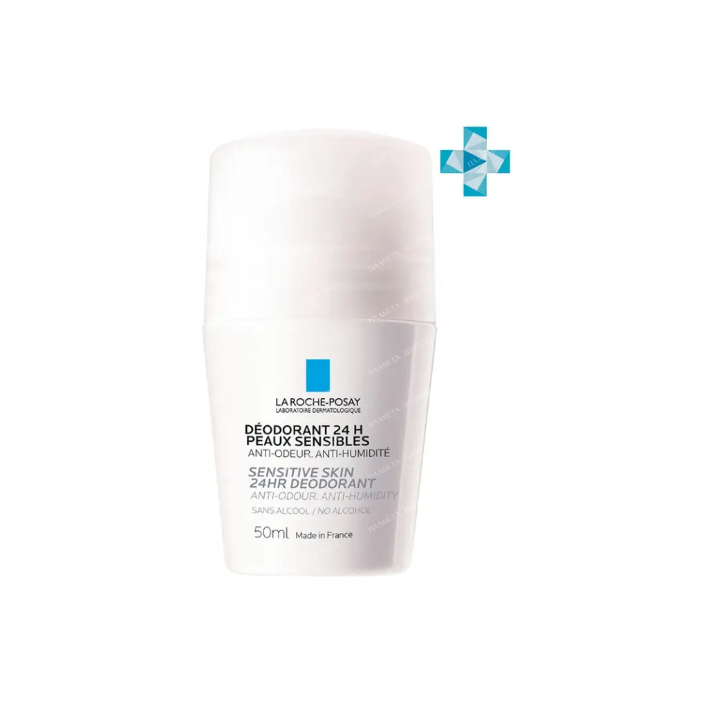 La Roche-Posay Deodorant roll-on for sensitive skin "24H" 50 ml