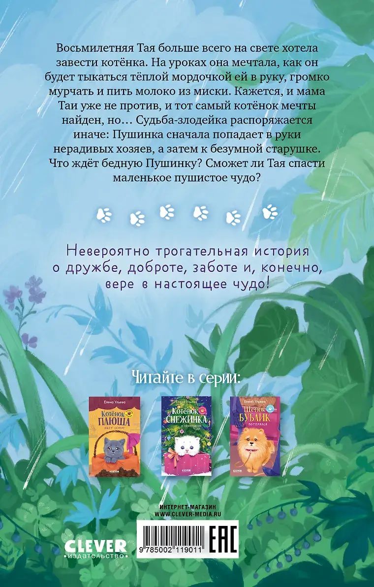 Котенок Пушинка ищет дом фото книги 2