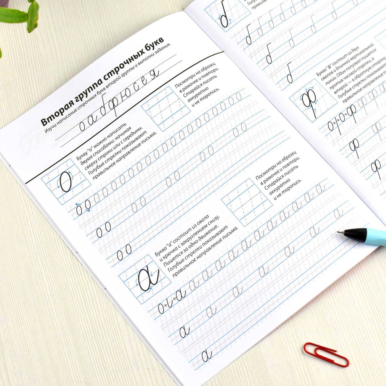 Тренажер исправление почерка 21х16,5 см | Training Guide for Children to Improve Handwriting - Image 4