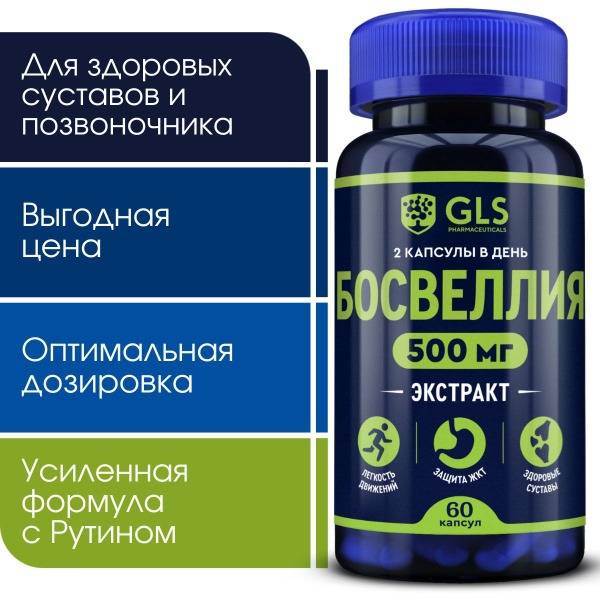 Boswellia & Rutin Joint & Bone Support Supplement - 60 Capsules