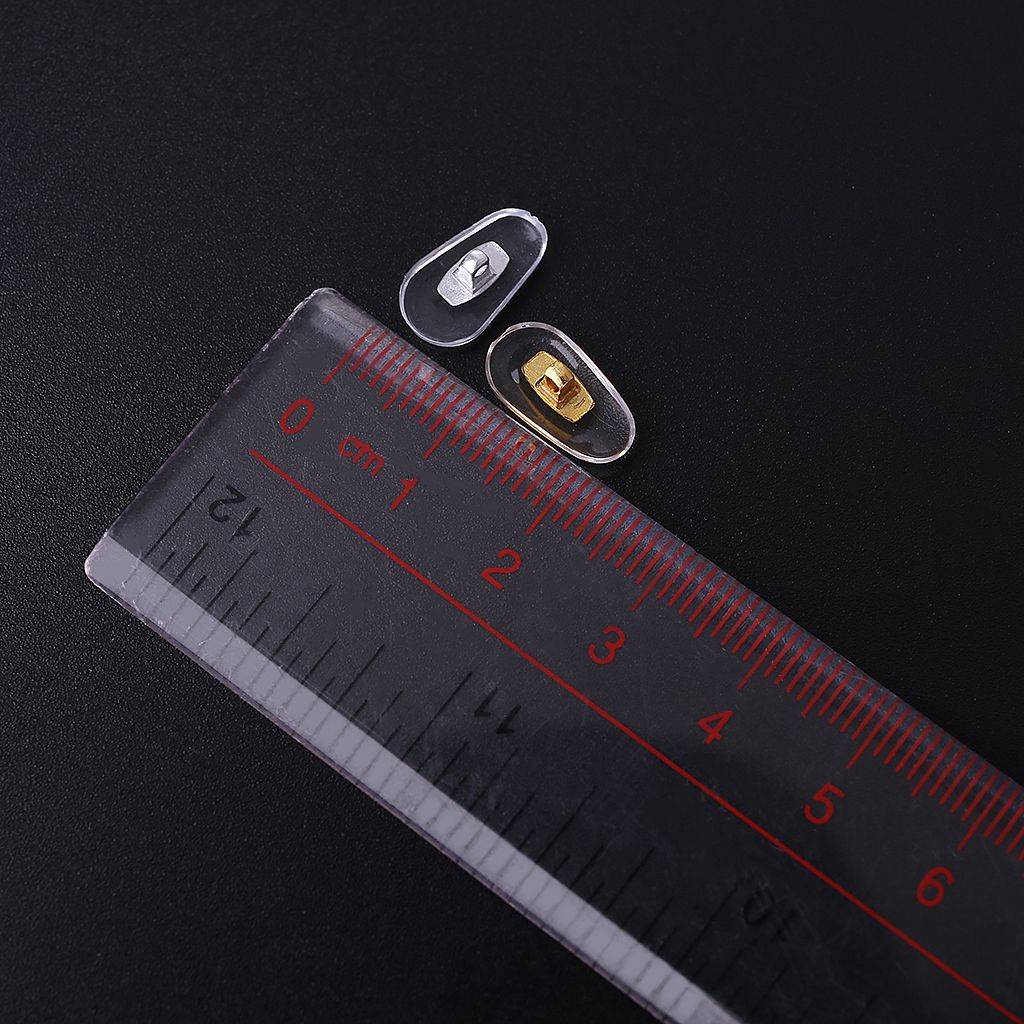 10 Pairs PVC Nose Pads with Aluminum Core - Silver for Glasses Repair #5