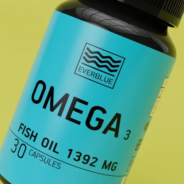 Everblue Omega-3 Fish Oil 1392mg (Switzerland) - For Beauty, Health &amp; Energy