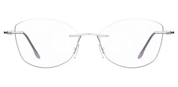 7th Street 7A 580 Titanium Butterfly Eyeglass Frames - Grey