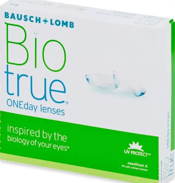 Bausch + Lomb Biotrue ONEday Contact Lenses (-3.75, 90 Pack)