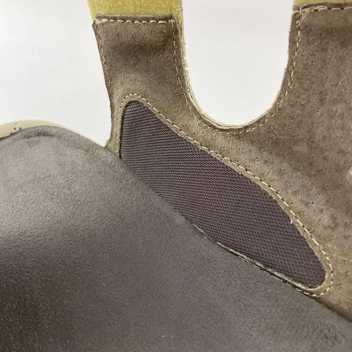 Luomma Women Orthopedic Footwear Natural Leather H-Fit Beige Lace Platform Velcro #4