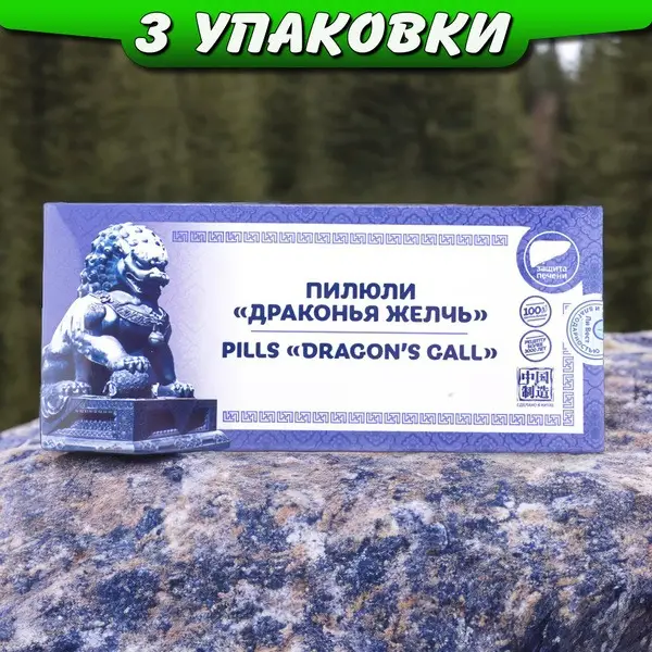 Dragon Bile Pills for Liver & Gallbladder Support – 3 Packs