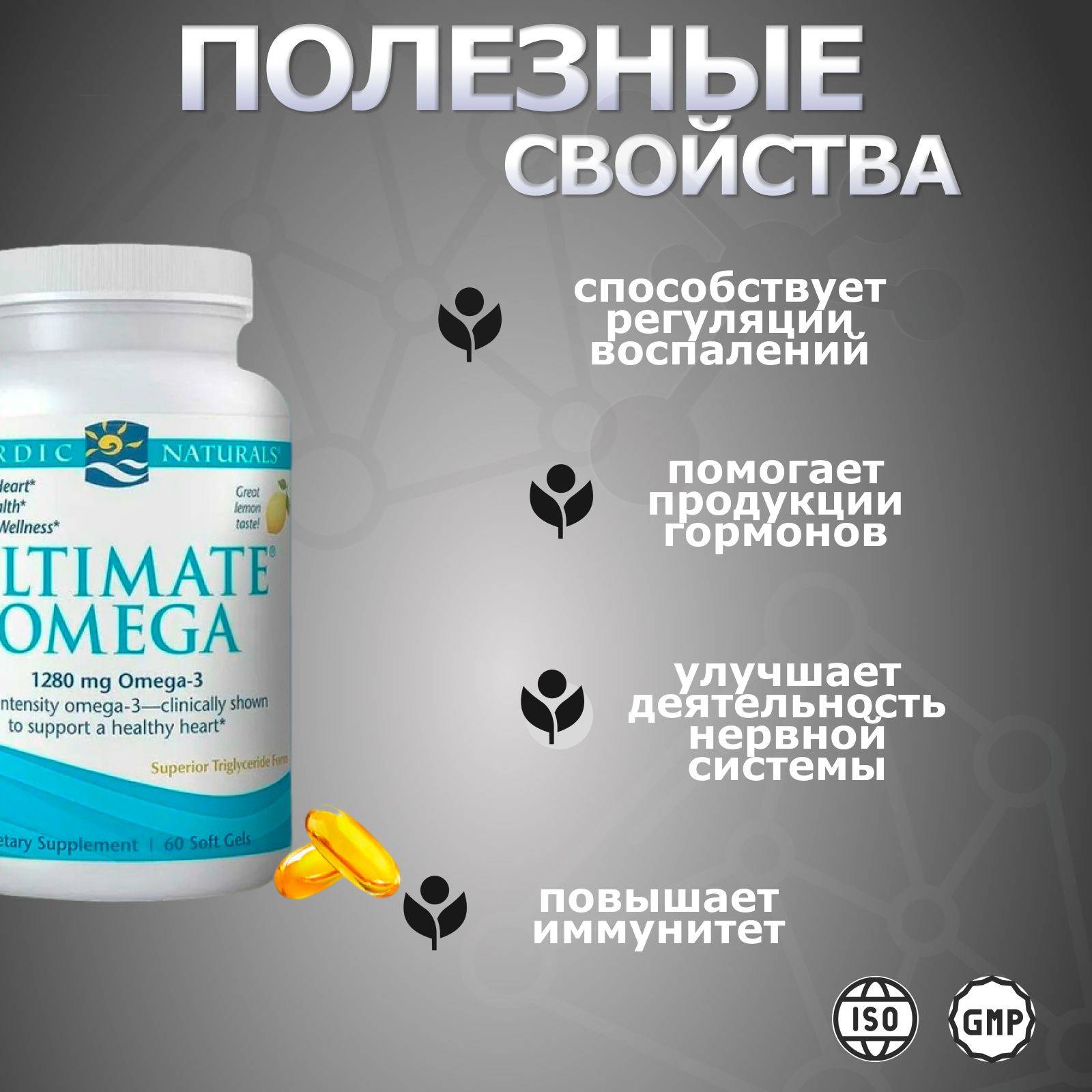 Nordic Naturals Omega 3 1400 mg, 60 capsules #2