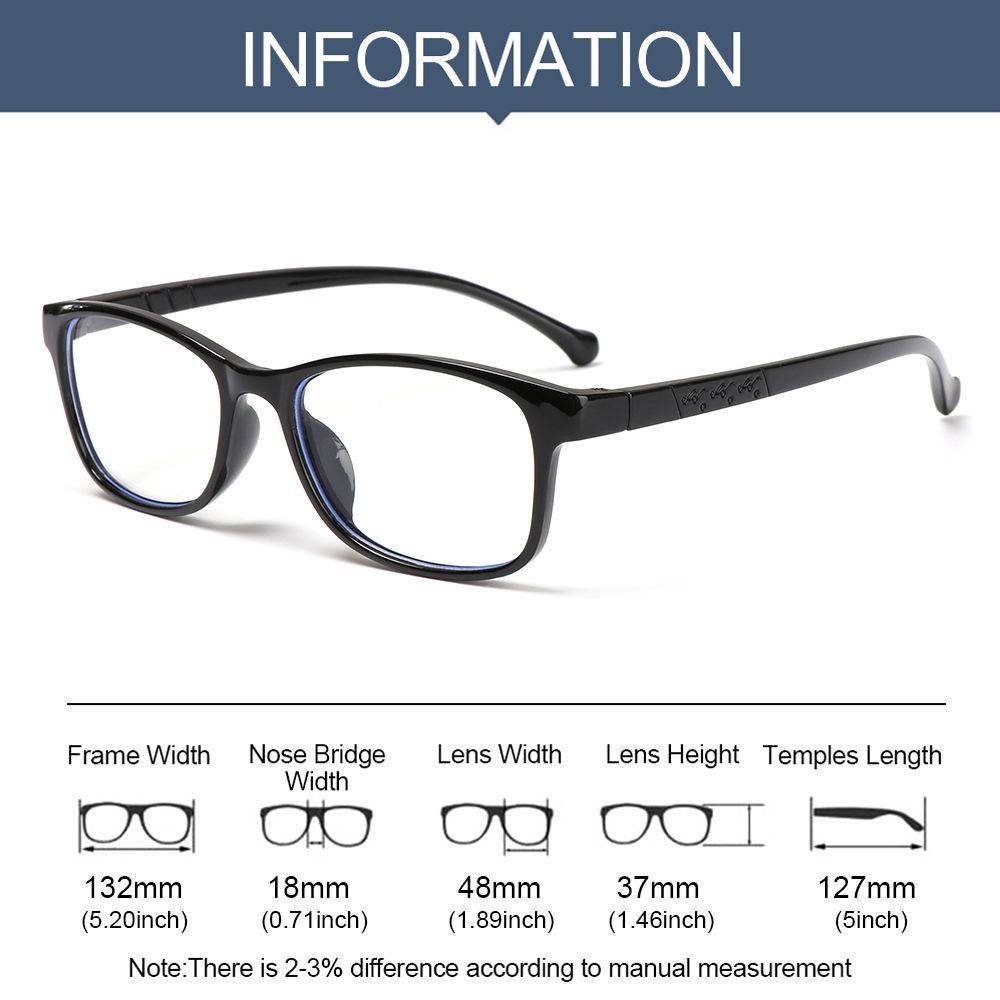 Kids Blue Light Blocking Computer Glasses, PC Frame, 132 mm Temple-to-Temple, 48 mm Lens Width #5