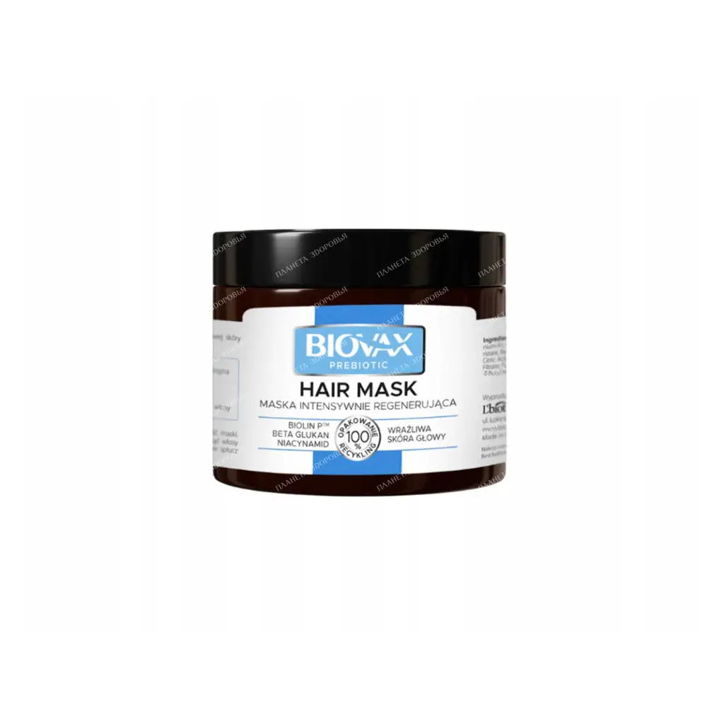 Biovax Prebiotic Intensely Revitalizing Hair Mask, 250 ml