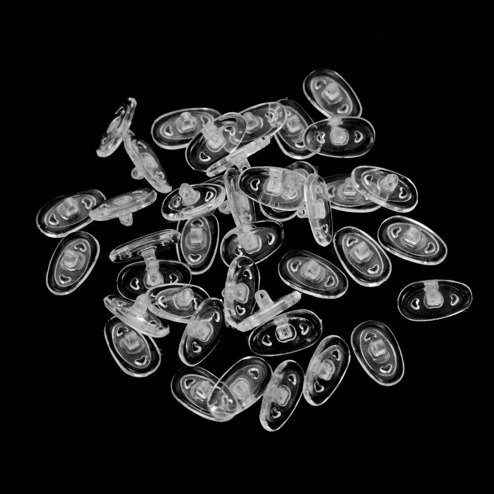 Silicone Nose Pads – 10 Pairs (12.5 mm × 7.4 mm) #9